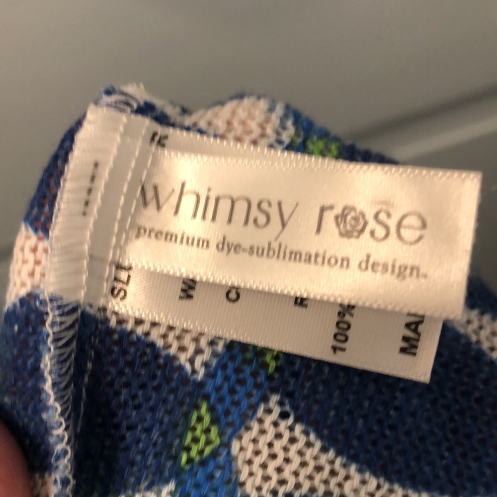 Whimsy Rose Blue Patterned Women’s Lightweight Po… - image 3